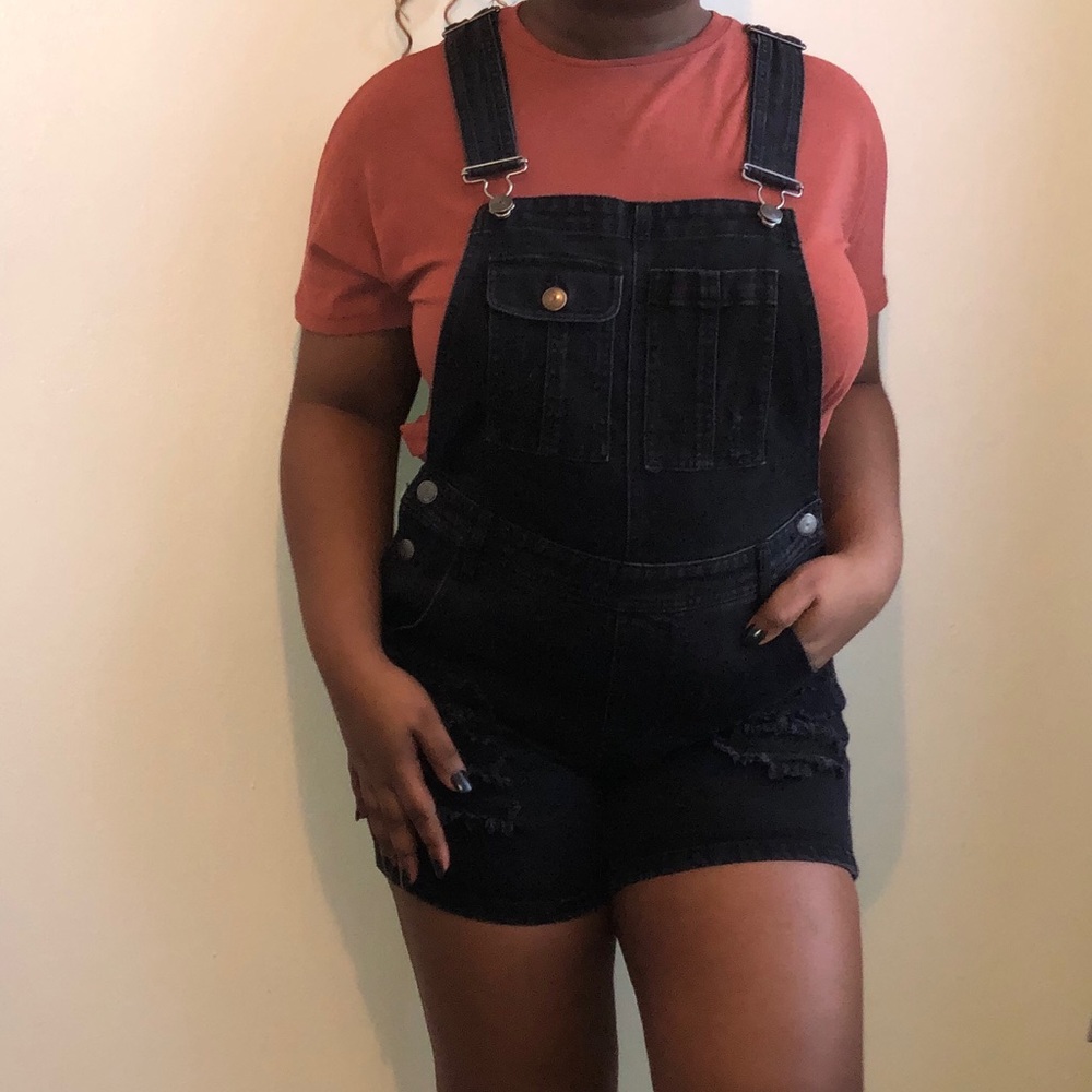 Denim shortall